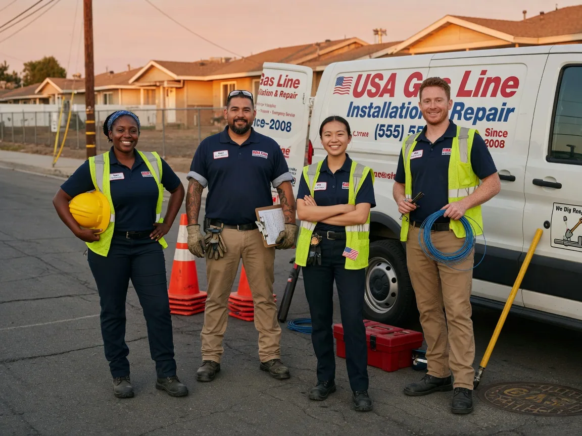 Gas Line Installation company in California, PA